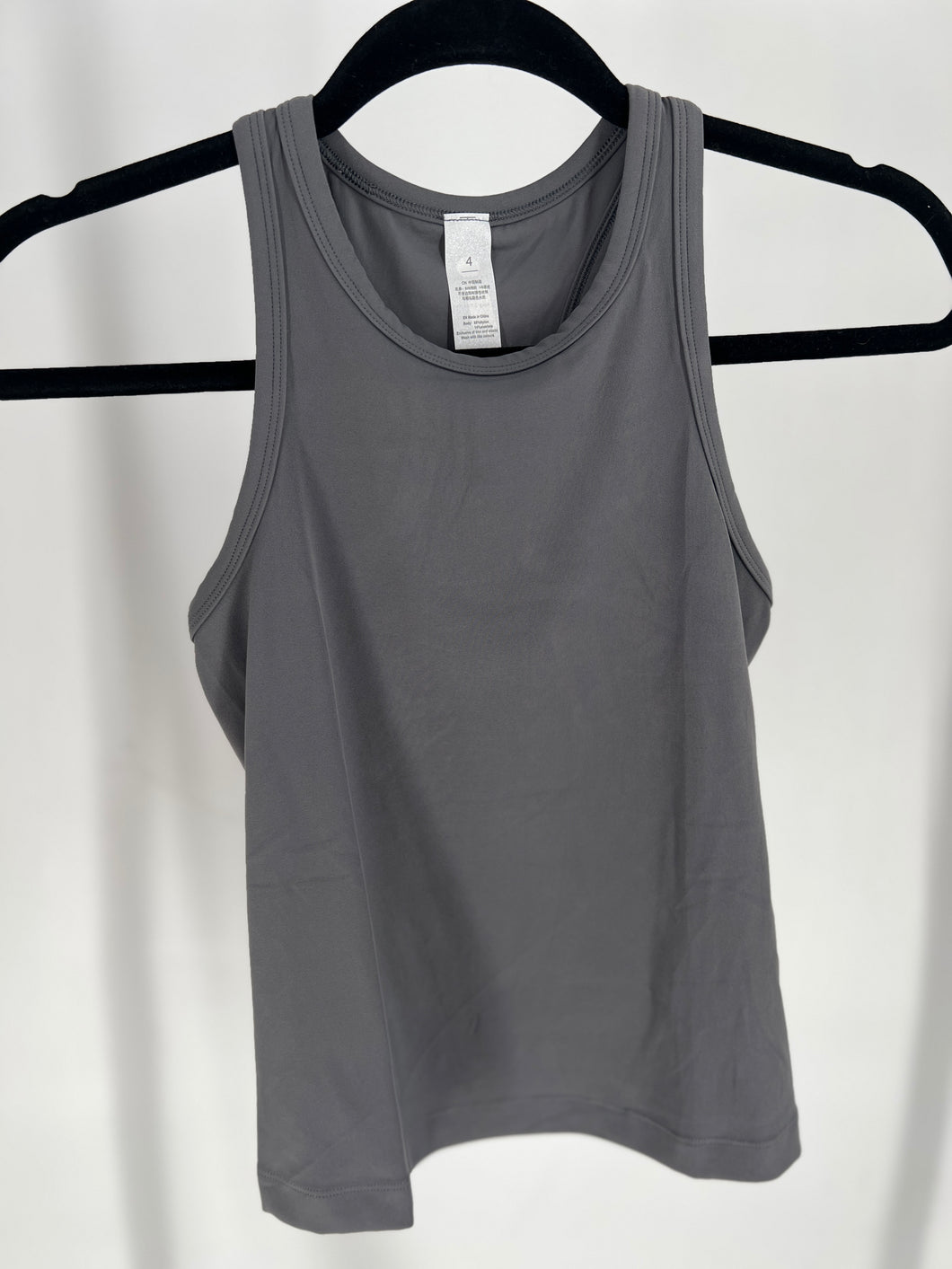 FLOW TANK TOP (DARK GREY)