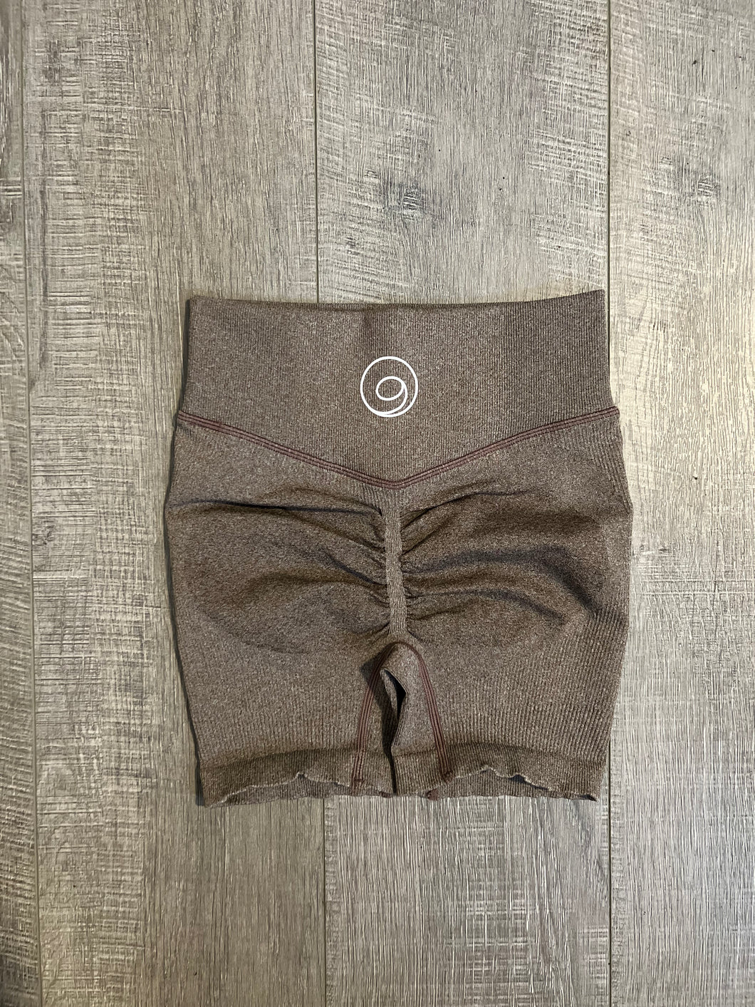 SWEETS BIKER SHORTS (BROWN)