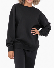 Load image into Gallery viewer, FAVE SWEATERSHIRT (BLACK)
