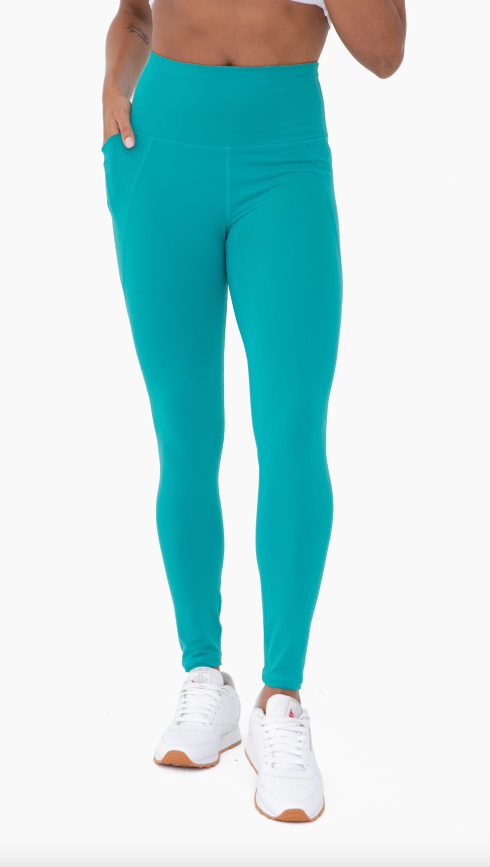 ZINNA LEGGINGS (TEAL)