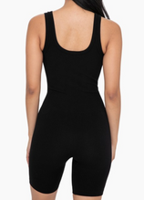 Load image into Gallery viewer, SHORTIE ROMPER (BLACK)

