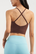 Load image into Gallery viewer, ILSA SPORTS BRA (BROWN)
