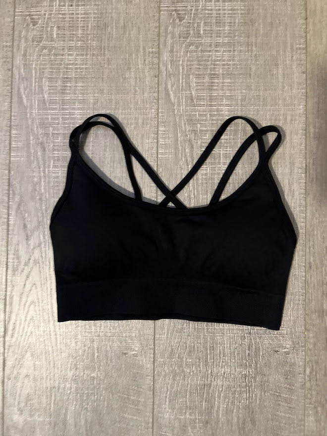 BLISS SPORTS BRA (EBONY)