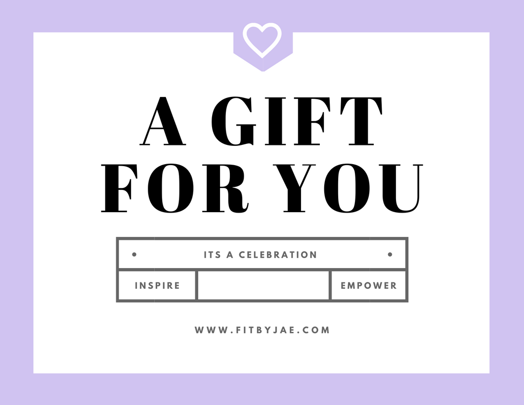 FIT BY JAE GIFT CARD