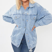 Load image into Gallery viewer, CLASSIC DENIM JACKET (LIGHT WASH)
