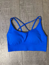 Load image into Gallery viewer, BLISS SPORTS BRA (ROYAL)
