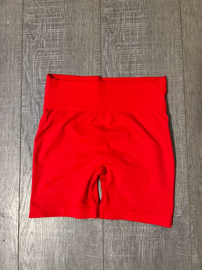 LIMITLESS BIKER SHORTS (RUBY)